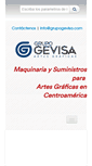 Mobile Screenshot of grupogevisa.com