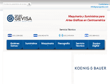 Tablet Screenshot of grupogevisa.com